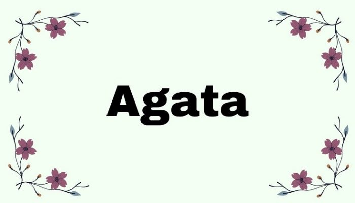 Magia imion - Agata